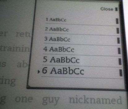 Kindle Fonts